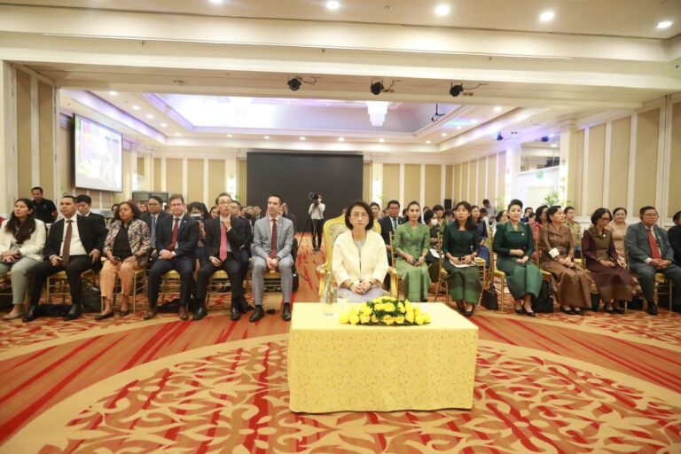 Ministry of Social Affairs Officials Participate in Official Launch of ASEAN Localisation Toolkit, Guideline, and Awareness Workshop on Women, Peace, and Security Localization in Cambodia.