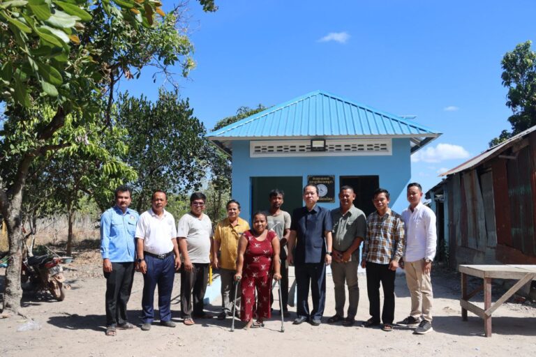 PWDs Foundation handed over a house to PWDs in Mondulkiri